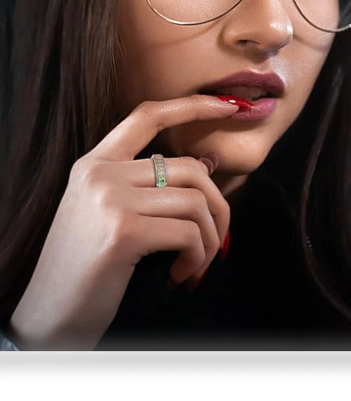 Fidget Spinner Anxiety Ring — Stress Relievers, Afftiny Jewelry