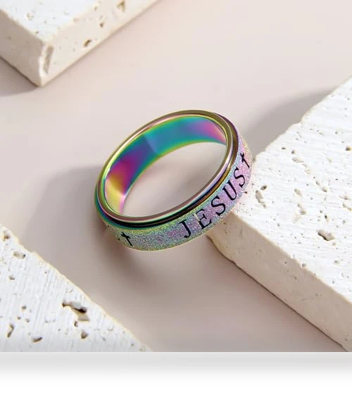 Fidget Spinner Anxiety Ring — Stress Relievers, Afftiny Jewelry