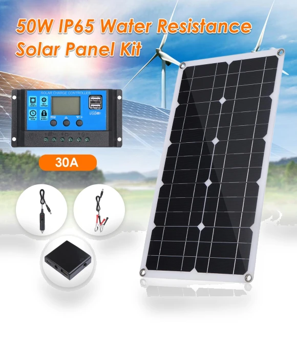 Flexible Solar Panel — Solar & Wind Power, Zeblaze