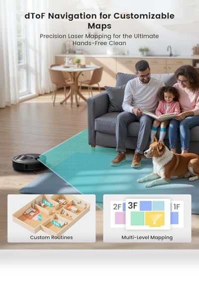 LiDAR Robot Vacuum and Mop — Smart Cleaning Robots, Lefant