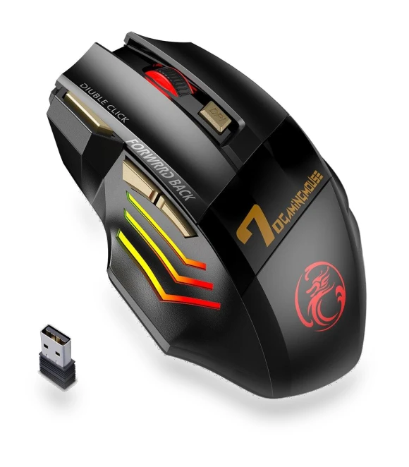 Rechargeable Wireless Gaming Mouse — Mouse Pads, Jumaocun-Fashions