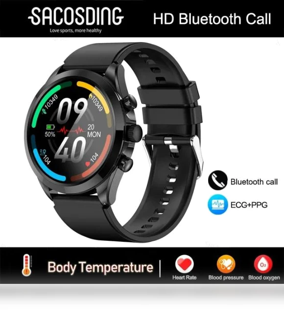 Smart Watch with Health Monitoring — Smartwatches, SACOSDING