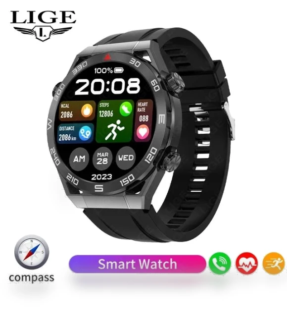 Smartwatch with ECG and PPG — Smartwatches, LIGE