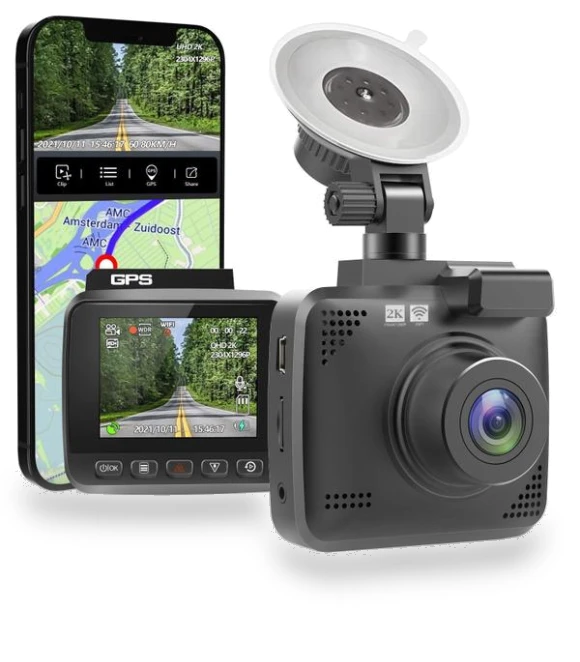 2K UHD Wi-Fi GPS Dash Cam — Rearview Cameras for Cars, Jessica Miya