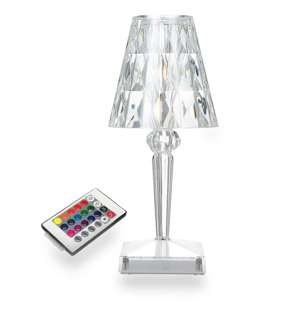 Acrylic Table Lamp with Diamonds — Lighting, Refreshing Home