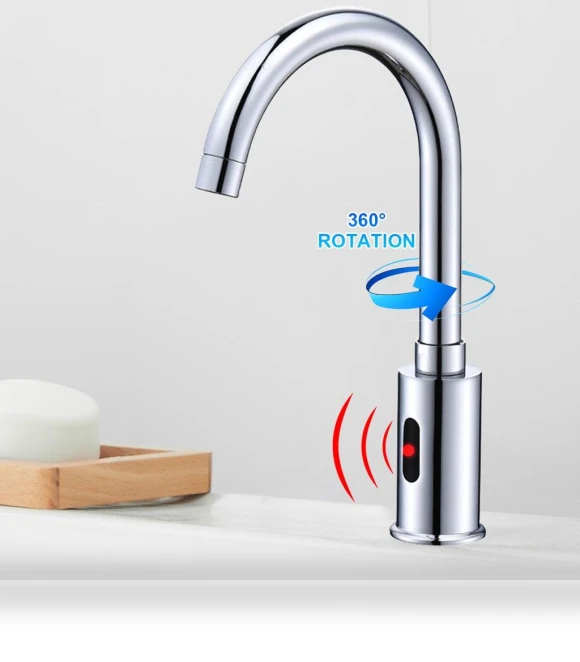 Automatic Infrared Sensor Faucet — Hands-Free Faucets, Factory Discount Outlet