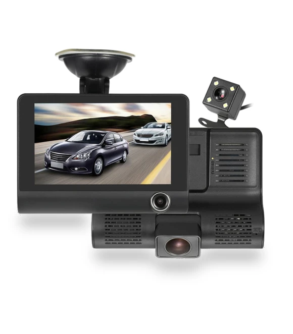Automotive DVR with Three Lenses — Rearview Cameras for Cars, Jessica Miya