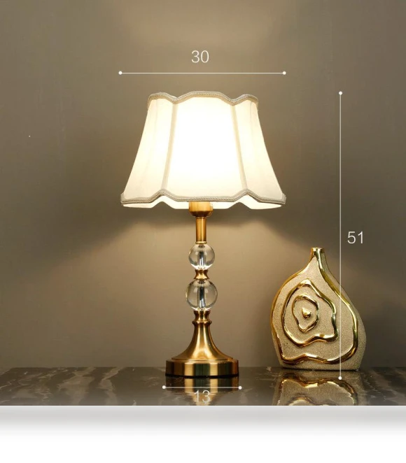 Ceramic Touch Bedside Table Lamp — Bedside & Table, Factory Discount Outlet
