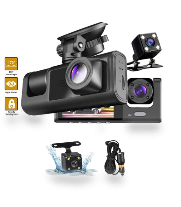 HD 1080P Dual Lens Car Dash Cam — Dashboard Cameras, YuHeng 01