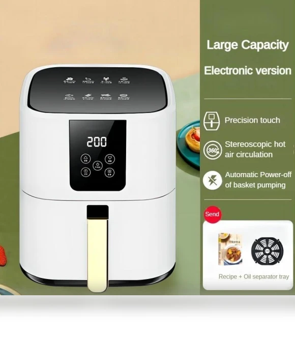 High-Performance Electric Fryer with Touch Screen — Air Fryers, Crown Global