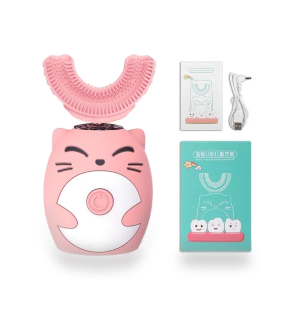 Kids' U-Shaped Electric Toothbrush — Kids' Electric Toothbrushes, Light makeup