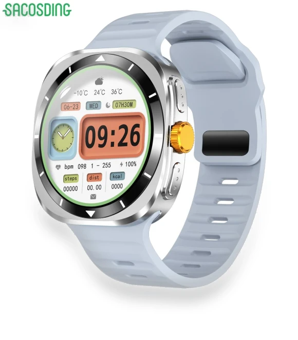 NFC Smart Watch with AMOLED Display — Smartwatches, SACOSDING