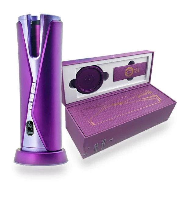 Portable Wireless Sensor Charging Base Self-Charging Powerful Curling Iron Rechargeable Rollers for Lazy Fully Automatic... — Rollers, Refreshing Home