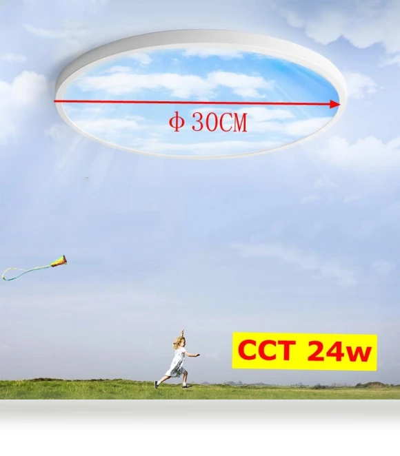 Round Ceiling Light Smart Sky — Overhead Lighting, Refreshing Home
