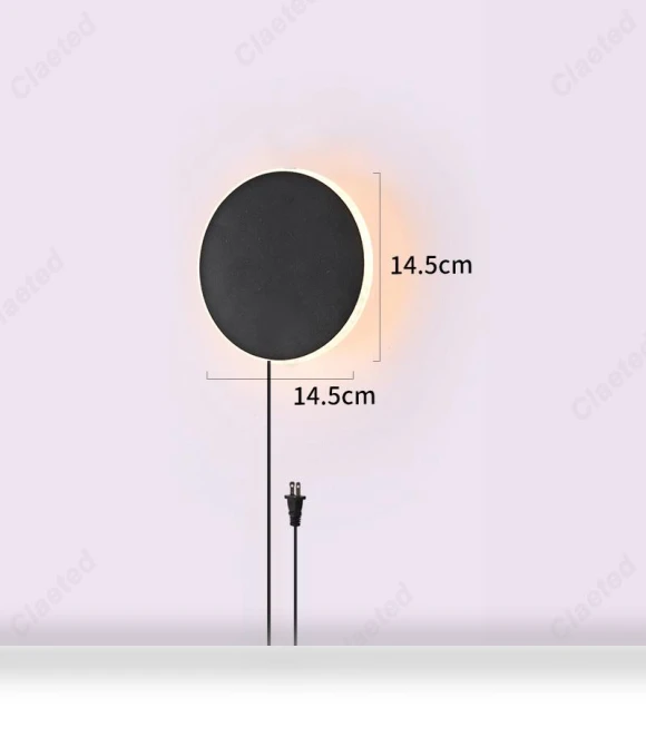 Simple LED Touch Dimming Wall Light with US Plug — Wall Lighting, Binchi Lighting Appliances