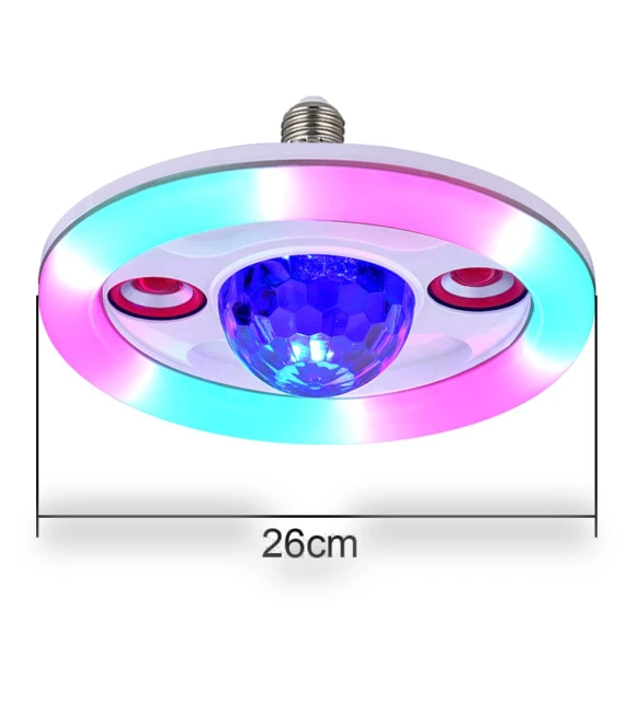 Smart LED Lamp with Bluetooth Speakers — Portable Audio, Actually lighting