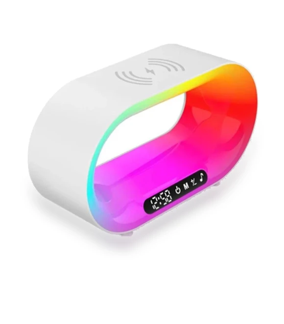 Smart LED Night Light with Wireless Charger and Alarm Clock — Alarms & Clocks, Refreshing Home