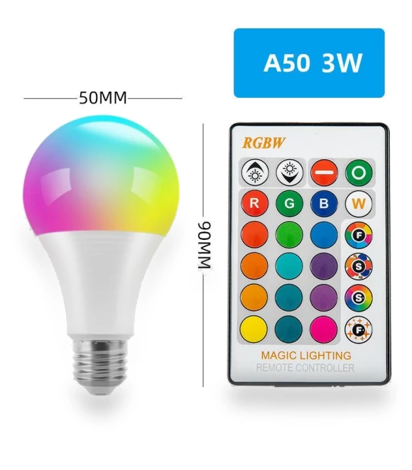 Smart LED RGB Color Changing Bulb — LED, Refreshing Home