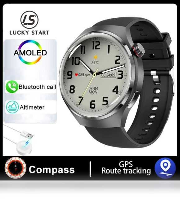 Smart Watch GT4 Pro — Wearable Accessories, Lucky Start