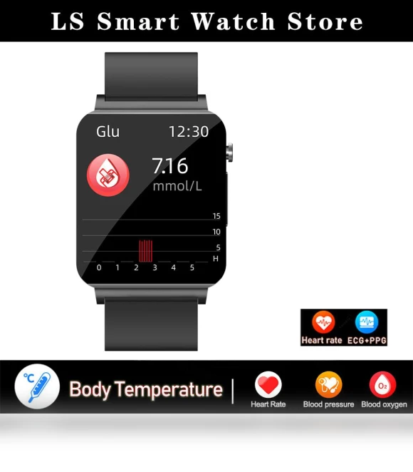 Smartwatch with Blood Monitoring — Smartwatches, Lucky Start