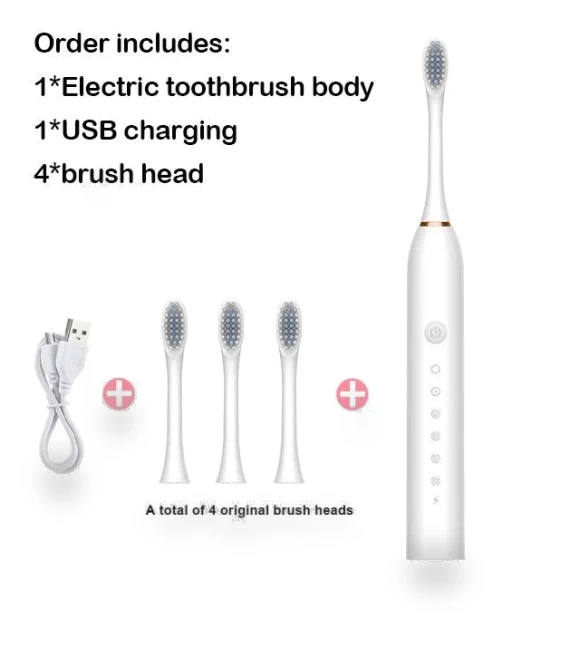 USB Rechargeable Electric Toothbrush — Chargers, Light makeup