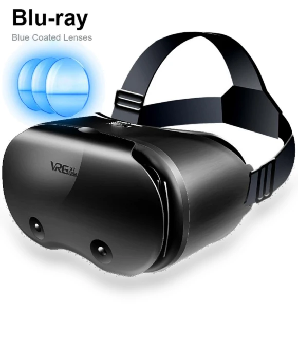 VR Headset with Controllers & Headphones — VR Headsets, Essager Electronic