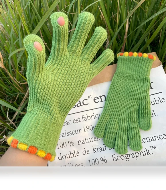 Winter Knitted Gloves for Women — Arm Warmers, Refreshing Home