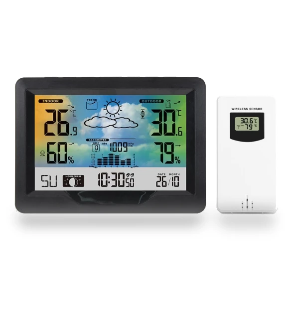 Wireless Weather Station Forecaster — Home Climate Control, Refreshing Home