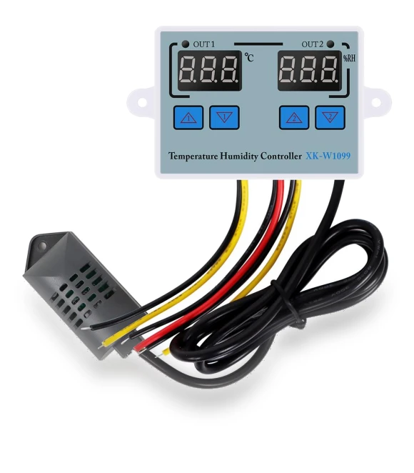 Dual Display Digital Temperature and Humidity Controller — Climate Control Devices, Toool-Home