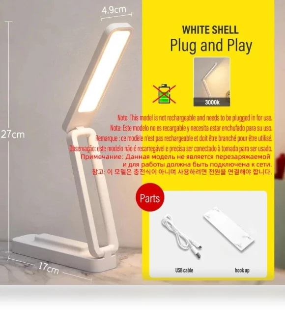 LED Desk Lamp for Reading — Book Lights, Binchi Lighting Appliances