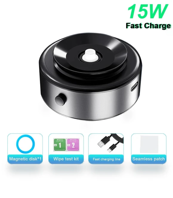 Magnetic Phone Holder with Wireless Charging — Chargers, Auto Accessories Home