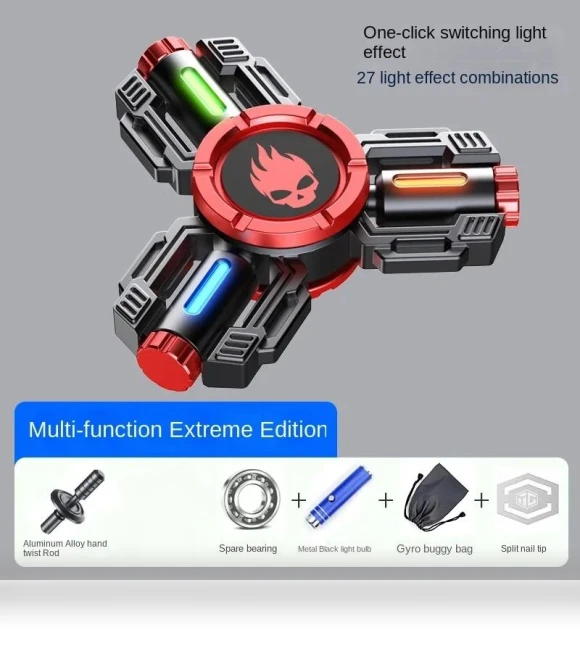 Metal Smart Fidget Spinner — Stress Relievers, Toys-Glory Fourall
