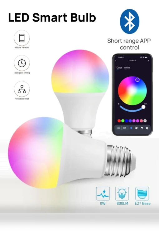 Smart LED Light Bulb — LED, Build My Home