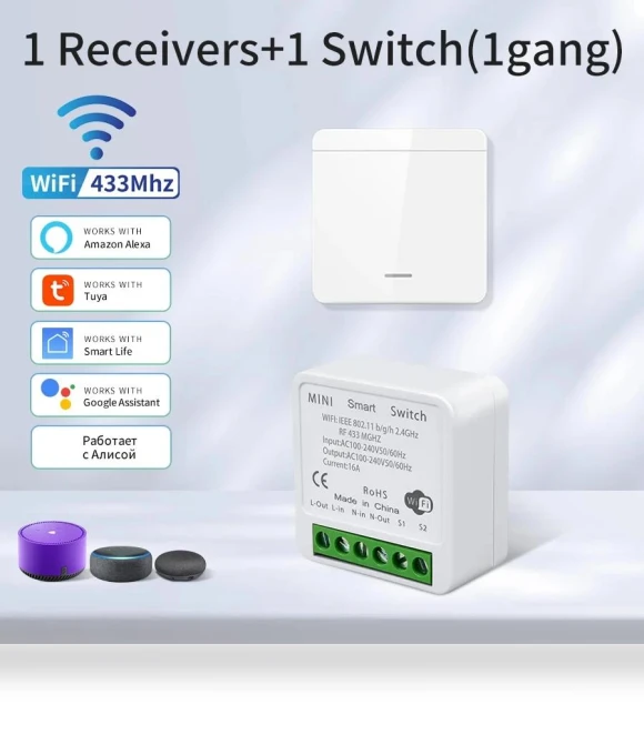Smart Light Switch — Dimmer Switches, Tuya
