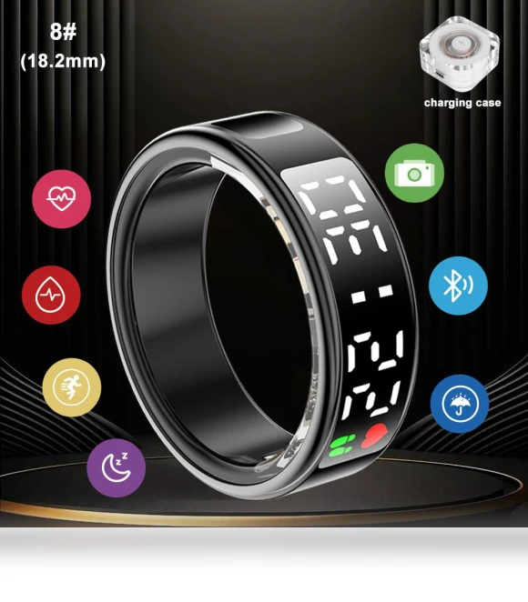Smart Ring for Sleep — Smart Rings, SACOSDING Smart Watch