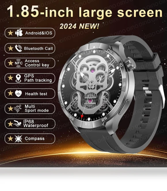 Smart Watch with AMOLED Display — Smartwatches, Zodvboz