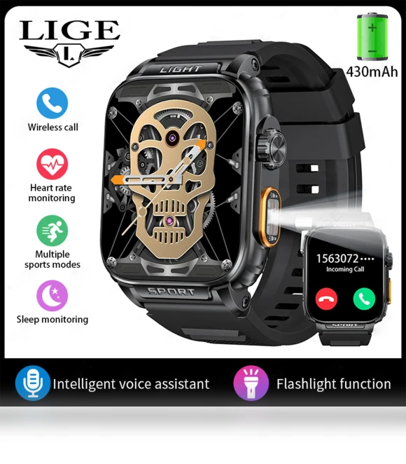 Smart Watch with Bluetooth Call — Smartwatches, LIGE