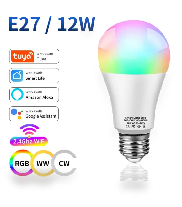 Smart WiFi LED Light Bulb — LED, Build My Home