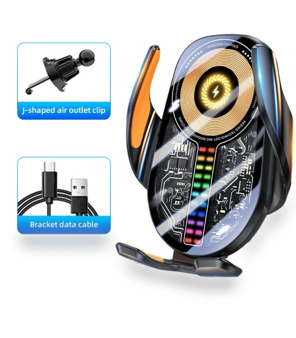 Smart Wireless Car Charging Stand — Dashboard Installation Kits, Auto Accessories Home