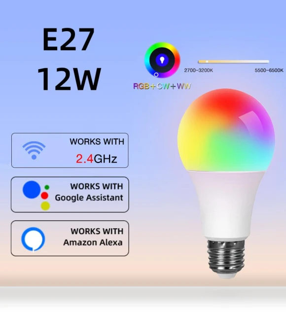 WiFi Smart LED Bulb — LED, Build My Home