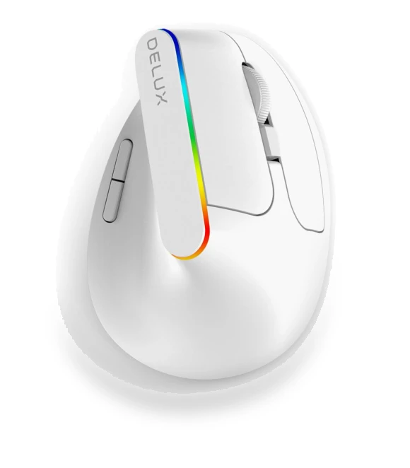 Wireless Silent Ergonomic Vertical Gaming Mouse — Mouse Pads, Delux