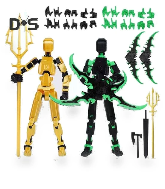 3D Printed Robot Figure with Accessories — Dolls & Figures, Play with You