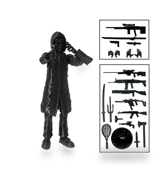 3D Printed Titan Robot Mobile Doll Set — Collectible Statues, Vegetables