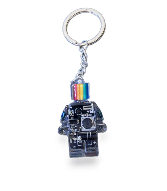 Electronic Robot Keychain — Keyrings & Keychains, Pretty life