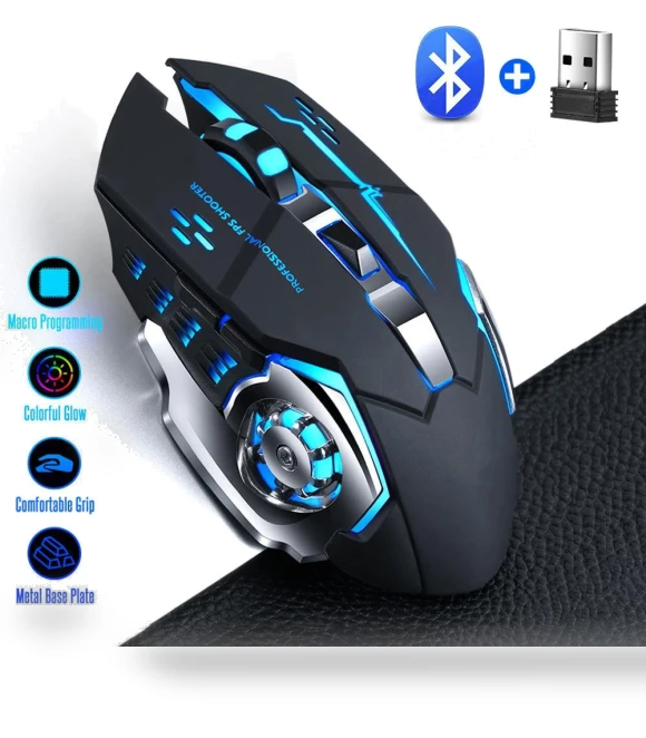 Ergonomic Silent Wireless Mouse — Mouse Pads, Uav parts center