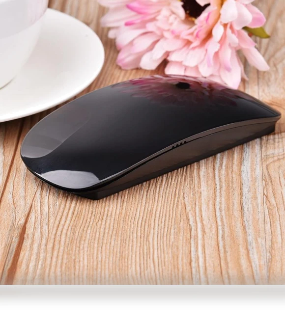 Ergonomic USB Wireless Thin Mouse with Touch Wheel — Computer Mice, Uav parts center