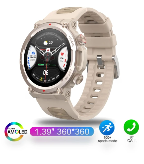 Outdoor Military Bluetooth Call Sport Smartwatch — Smartwatches, Tiktop2