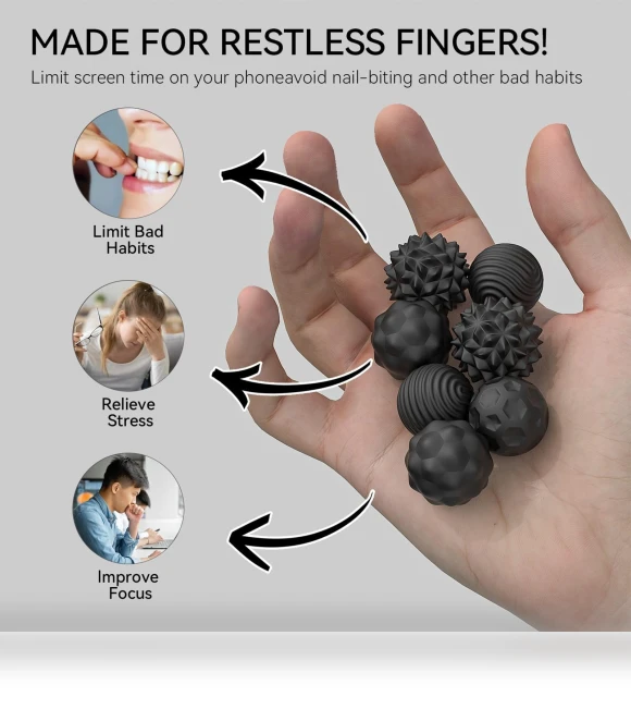 Silicone Magnetic Decompression Ball — Baby Balls & Playtime Essentials, Yoling