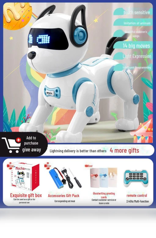 Smart Bionic Robot Dog — Interactive Figures & Robots, VantaGoods