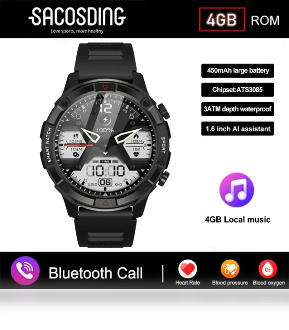 Smart Watch for Men — Smartwatches, Tiktop2